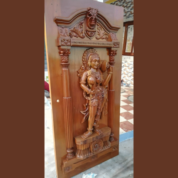 Vismaya Furniture High Quality Wooden Designer Exterior Door DR-001