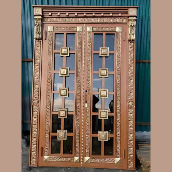 Vismaya Furniture High Quality Wooden Designer Exterior Door DR-010