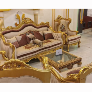 Vismaya Furniture Antique Carved Sofa Set SOFA-010