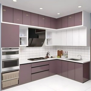 Vismaya Furniture Wooden Luxury Modular Kitchen MOD/KICH-010