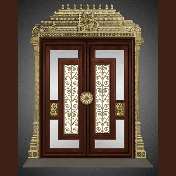 Vismaya Furniture High Quality Wooden Designer Exterior Door DR-011