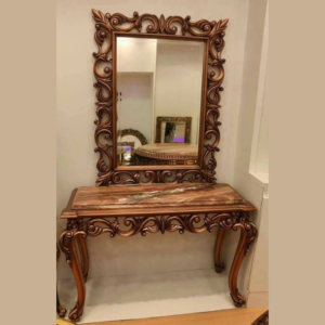 Vismaya Furniture Teak Wood Classic Mirror Frame MF-015