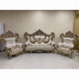 Vismaya Furniture Antique Carved Sofa Set SOFA-011
