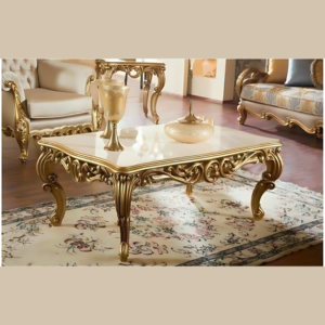 Vismaya Furniture Premium Teak Wood Classic Center Table C/TBL-011