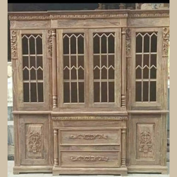 Vismaya Furniture Wooden Luxury Crockery Cabinet CK-004
