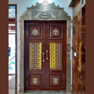 Vismaya Furniture High Quality Wooden Designer Exterior Door DR-012