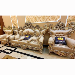 Vismaya Furniture Antique Carved Sofa Set SOFA-012