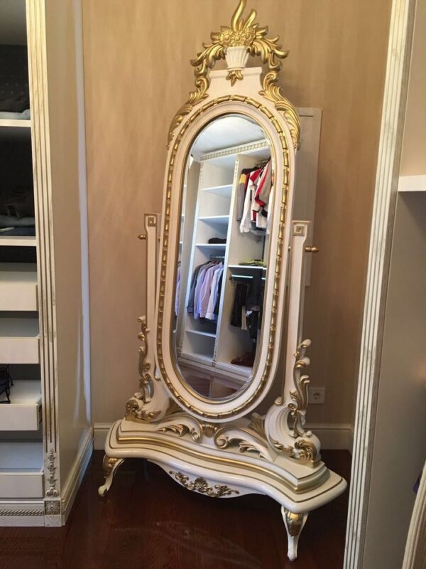 Vismaya Furniture Teak Wood Classic Mirror Frame MF-011 - Image 2