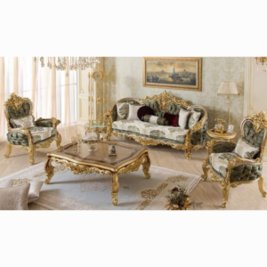 Vismaya Furniture Antique Carved Sofa Set SOFA-013