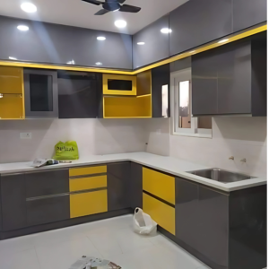 Vismaya Furniture Wooden Luxury Modular Kitchen MOD/KICH-013