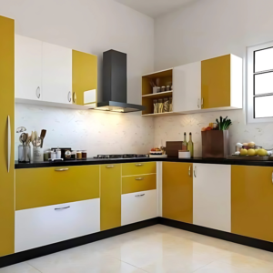 Vismaya Furniture Wooden Luxury Modular Kitchen MOD/KICH-014