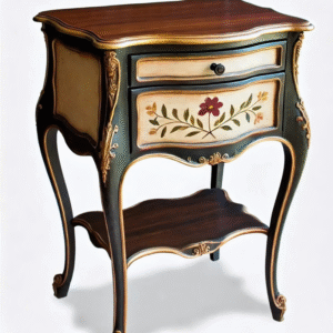 Vismaya Furniture Wooden Royal Traditional Bed Side Table ST-015