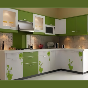 Vismaya Furniture Wooden Luxury Modular Kitchen MOD/KICH-015