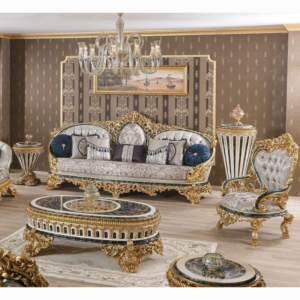 Vismaya Furniture Antique Carved Sofa Set SOFA-017