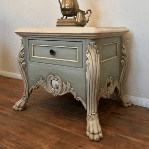 Vismaya Furniture Wooden Royal Traditional Bed Side Table ST-019