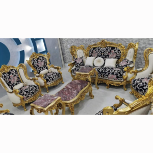 Vismaya Furniture Antique Carved Sofa Set SOFA-002