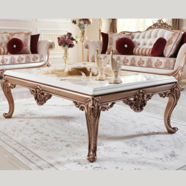 Vismaya Furniture Premium Teak Wood Classic Center Table C/TBL-002