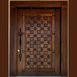 Vismaya Furniture High Quality Wooden Designer Exterior Door DR-002