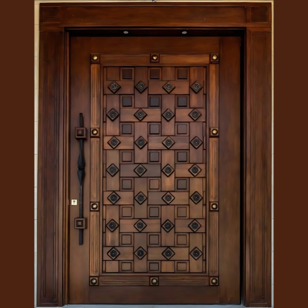 Vismaya Furniture High Quality Wooden Designer Exterior Door DR-002