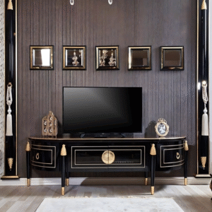 Vismaya Furniture Classic Wooden Luxury Modren Stylish TV Cabinet TVCB-013