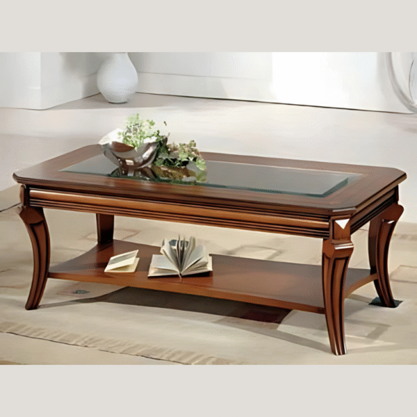 Vismaya Furniture Premium Teak Wood Classic Center Table C/TBL-009