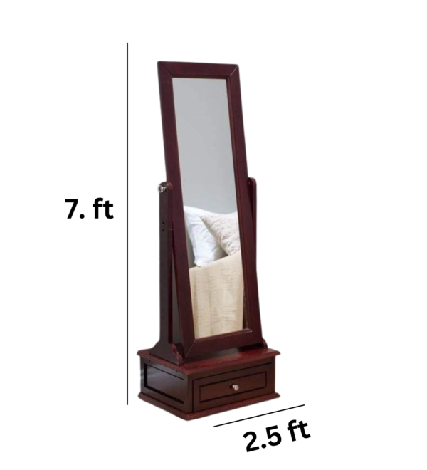 Vismaya Furniture Teak Wood Classic Mirror Frame MF-002 - Image 3