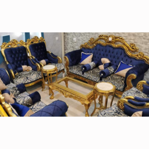 Vismaya Furniture Antique Carved Sofa Set SOFA-003