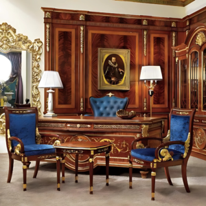 Vismaya Furniture Wooden Modren Office Table OT-011