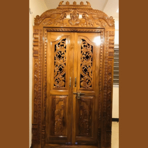 Vismaya Furniture High Quality Wooden Designer Exterior Door DR-003