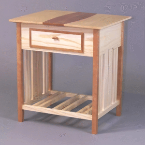 Vismaya Furniture Wooden Royal Traditional Bed Side Table ST-003