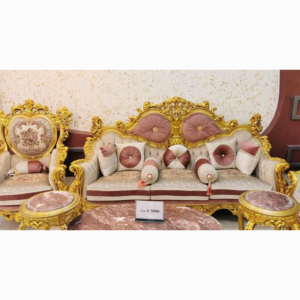 Vismaya Furniture Antique Carved Sofa Set SOFA-004