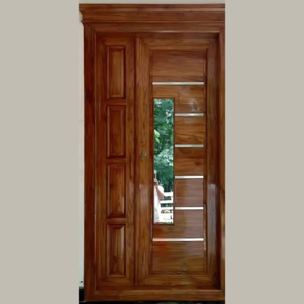 Vismaya Furniture High Quality Wooden Designer Exterior Door DR-004