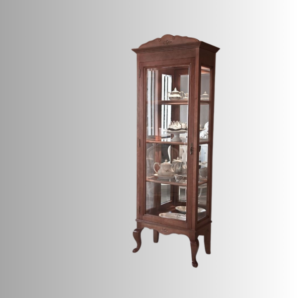 Vismaya Furniture Wooden Luxury Brown Crockery Cabinet CK-002