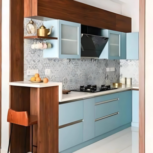 Vismaya Furniture Wooden Luxury Modular Kitchen MOD/KICH-005