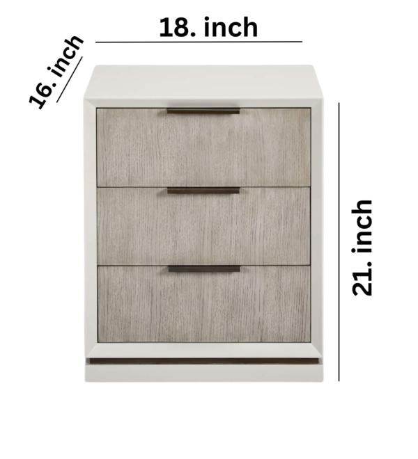 Vismaya Furniture Wooden Royal Traditional Bed Side Table ST-002 - Image 3