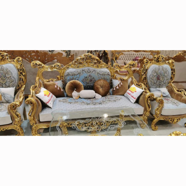 Vismaya Furniture Antique Carved Sofa Set SOFA-006