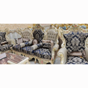Vismaya Furniture Antique Carved Sofa Set SOFA-007