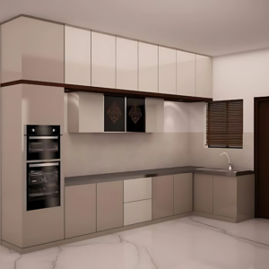 Vismaya Furniture Wooden Luxury Modular Kitchen MOD/KICH-007