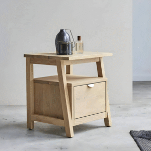 Vismaya Furniture Wooden Royal Traditional Bed Side Table ST-007