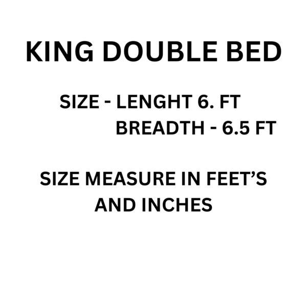 Vismaya Furniture Antique Carved Royal Double Bed BD-001 - Image 5