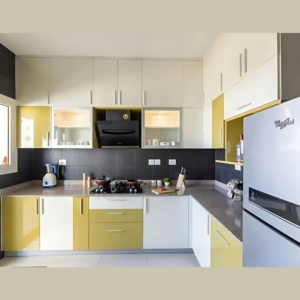 Vismaya Furniture Wooden Luxury Modular Kitchen MOD/KICH-008