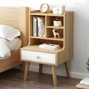 Vismaya Furniture Wooden Royal Traditional Bed Side Table ST-008