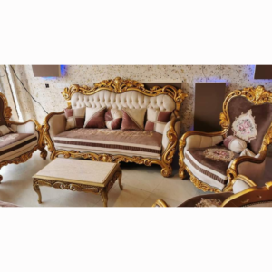 Vismaya Furniture Antique Carved Sofa Set SOFA-008