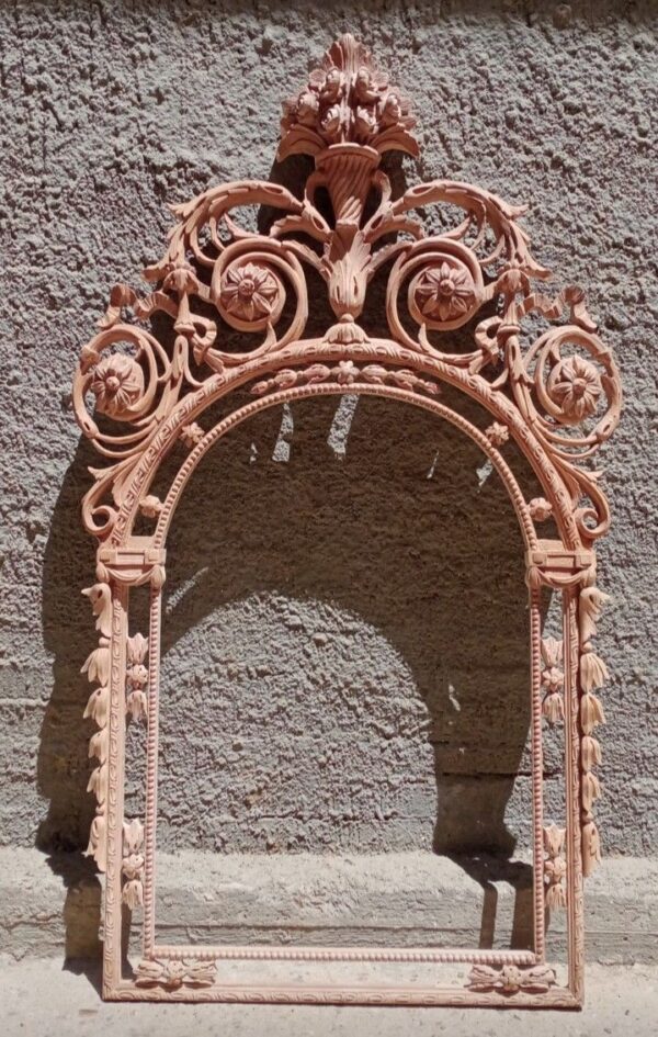 Vismaya Furniture Teak Wood Classic Mirror Frame MF-018 - Image 2