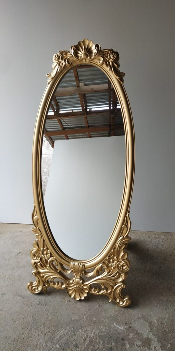 Vismaya Furniture Teak Wood Classic Mirror Frame MF-010 - Image 2