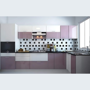 Vismaya Furniture Wooden Luxury Modular Kitchen MOD/KICH-009