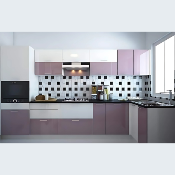 Vismaya Furniture Wooden Luxury Modular Kitchen MOD/KICH-009