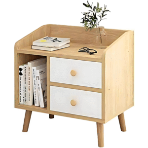 Vismaya Furniture Wooden Royal Traditional Bed Side Table ST-009