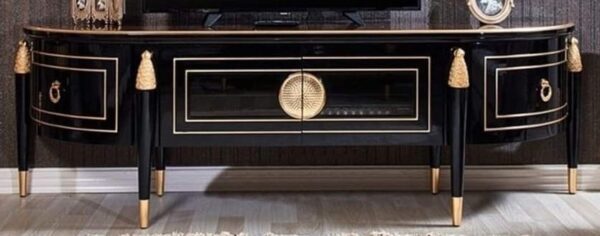 Vismaya Furniture Classic Wooden Luxury Modren Stylish TV Cabinet TVCB-013 - Image 3