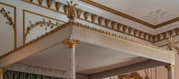 Vismaya Furniture Antique Indian Four Poster Bed FPB-012 - Image 4